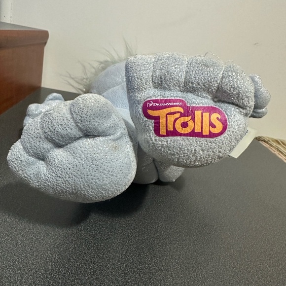 Build a Bear Guy Diamond Blue Troll DreamWorks Plush Large Glittery Hair Works - Picture 4 of 8